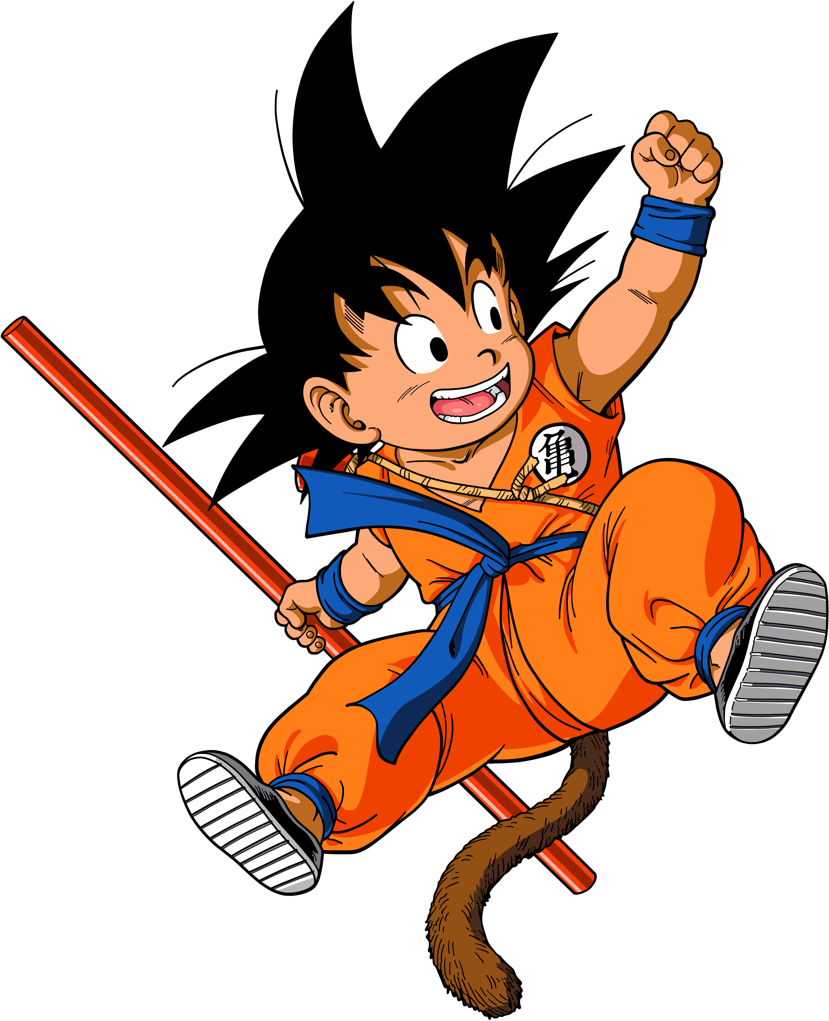 Goku Clipart Full Body - Dragon Ball Goku Pequeno (2680x3300)
