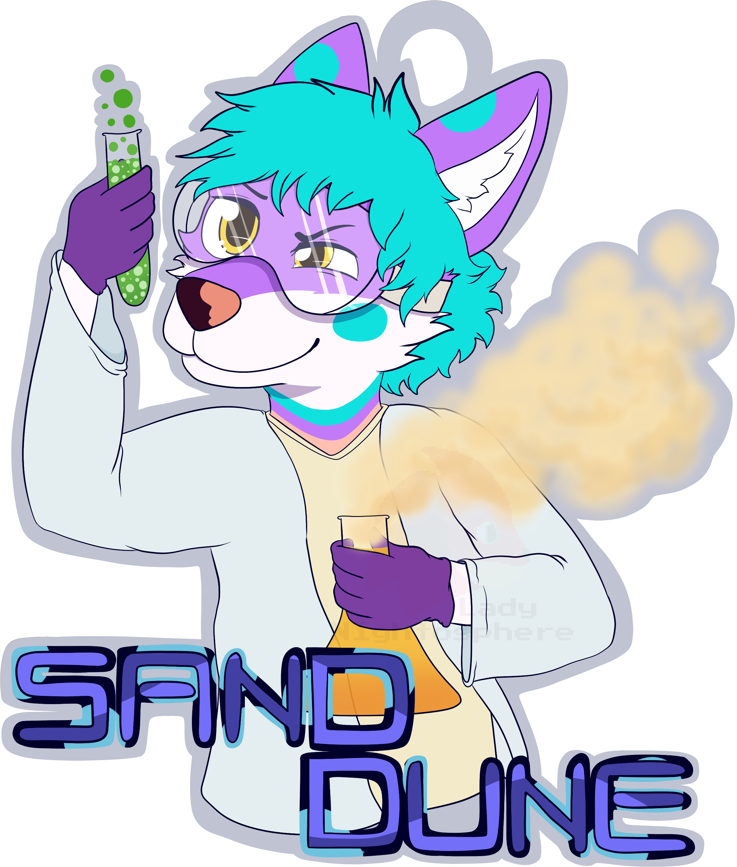 Badge For Sanddune - Cartoon (3000x3000)
