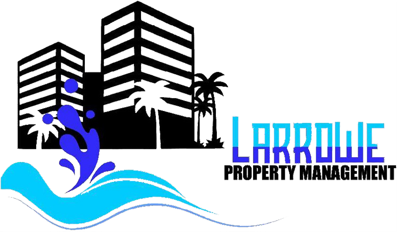 Larrowe Property Management, Llc - Palm Tree Clip Art Black (800x468)