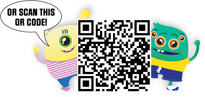 Play Factore App Qr Code - Cartoon (696x342)
