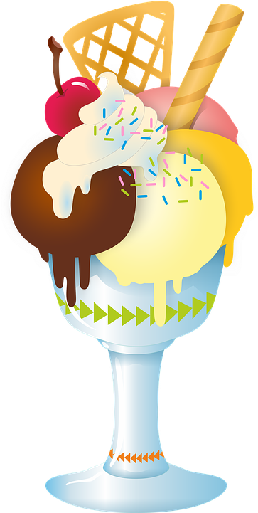 Argentina Clipart Ice Cream - ไอ ติ ม ถ้วย การ์ตูน (372x720)