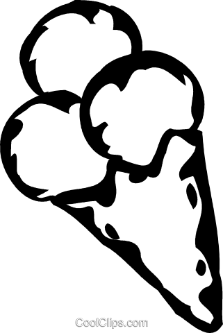 Cono De Helado Libres De Derechos Ilustraciones De - Clip Art (321x480)