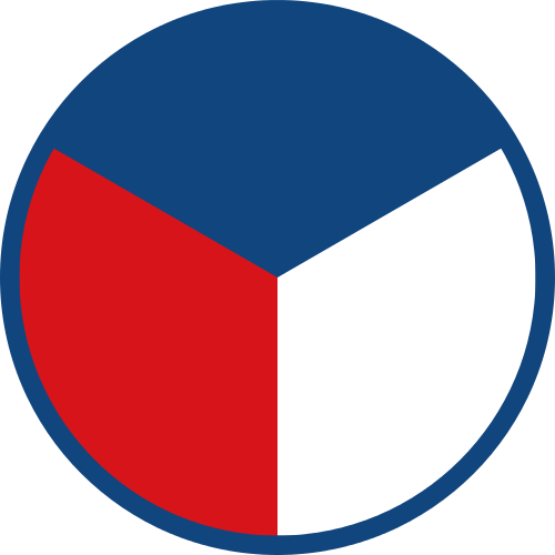 This Image Rendered As Png In Other Widths - Czech Republic Roundel (500x500)