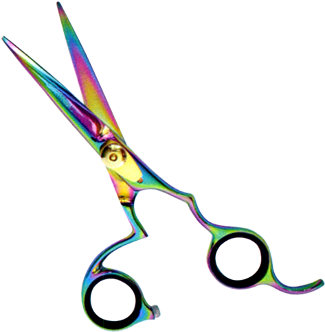 Alex Ent Name Professional Cutting Infused Multicolor - Scissors (600x600)