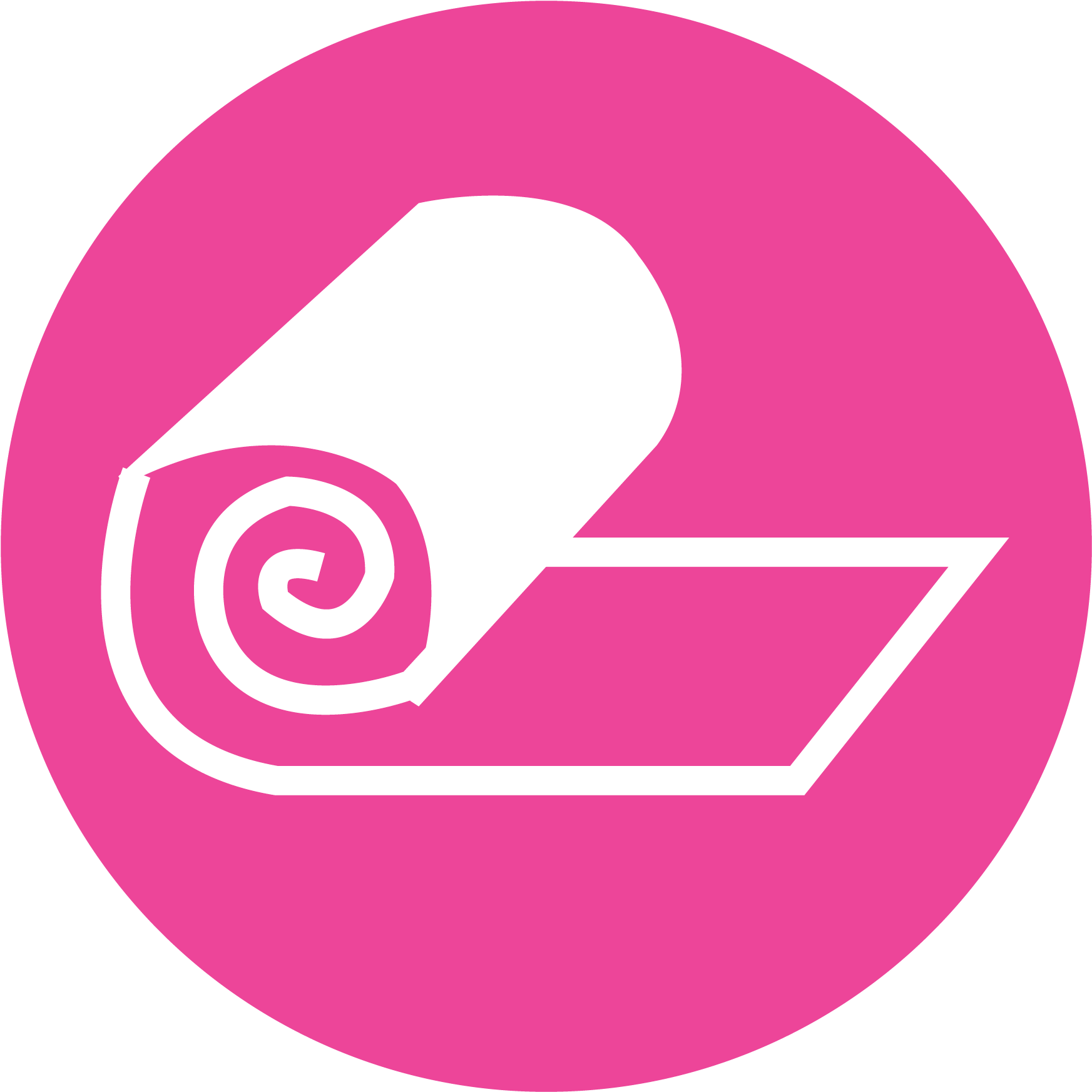 Banner Transparent Stock Barbell Clipart Pink - Pink Fitness Icon (2400x2400)