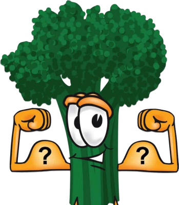 Freeuse Download Broccoli Clipart Calcium Food - Cartoon (349x400)