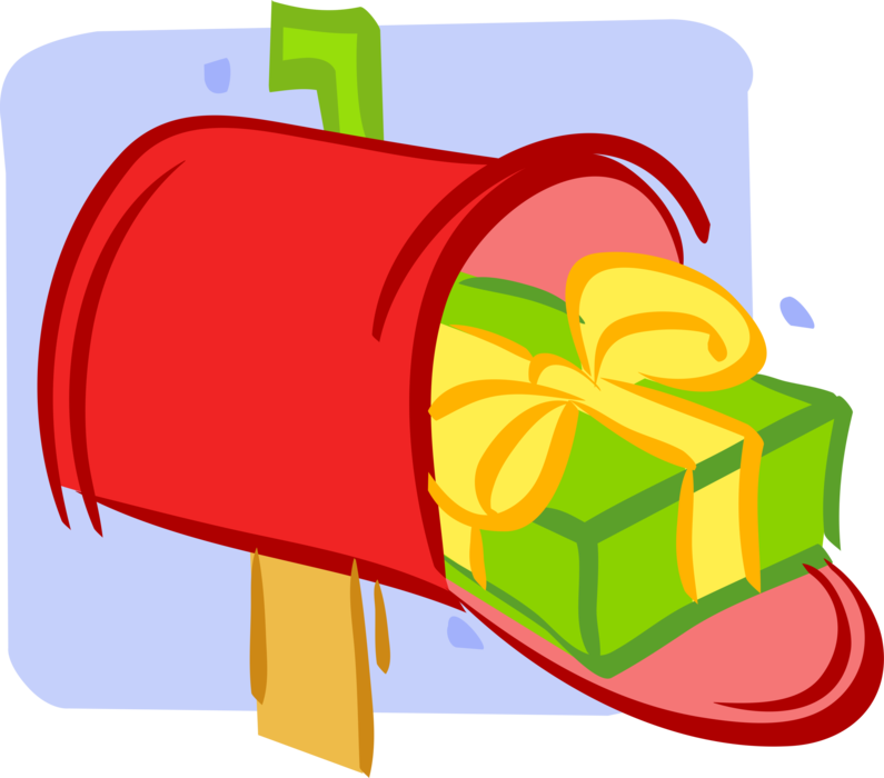 Vector Illustration Of Holiday Festive Season Christmas - Gift (795x700)