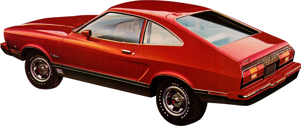 Phil Are Go Ford - Second Generation Ford Mustang Transparent (1000x418)