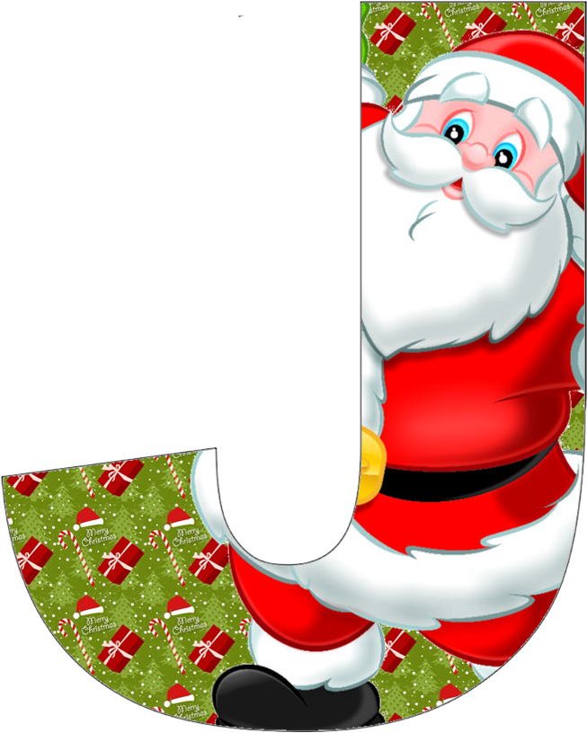 Ch B *✿* De Katia Artes - Alphabet Letters With Christmas Theme (706x929)