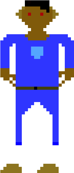 Angry Farmer Png - Cross-stitch (270x560)