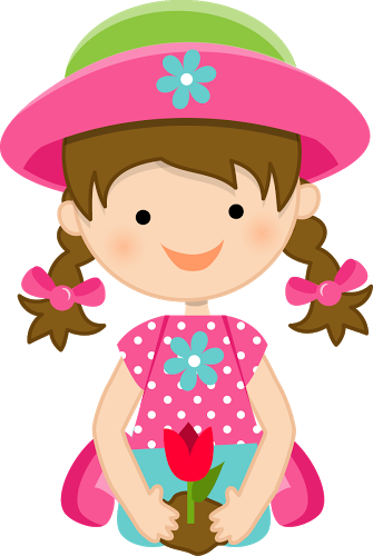 Cute Girls, Little Girls, Cartoon Images, Cute Cartoon, - Girl Kid Clipart (335x500)
