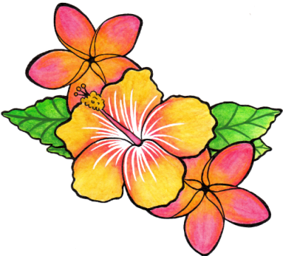Flower Tattoo Png Clipart - Tattoo Designs Png Flowers (400x363)