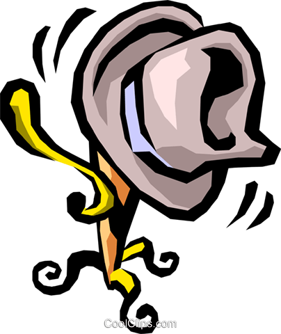 Hat Rack With Hat Royalty Free Vector Clip Art Illustration - Hat Rack (404x480)