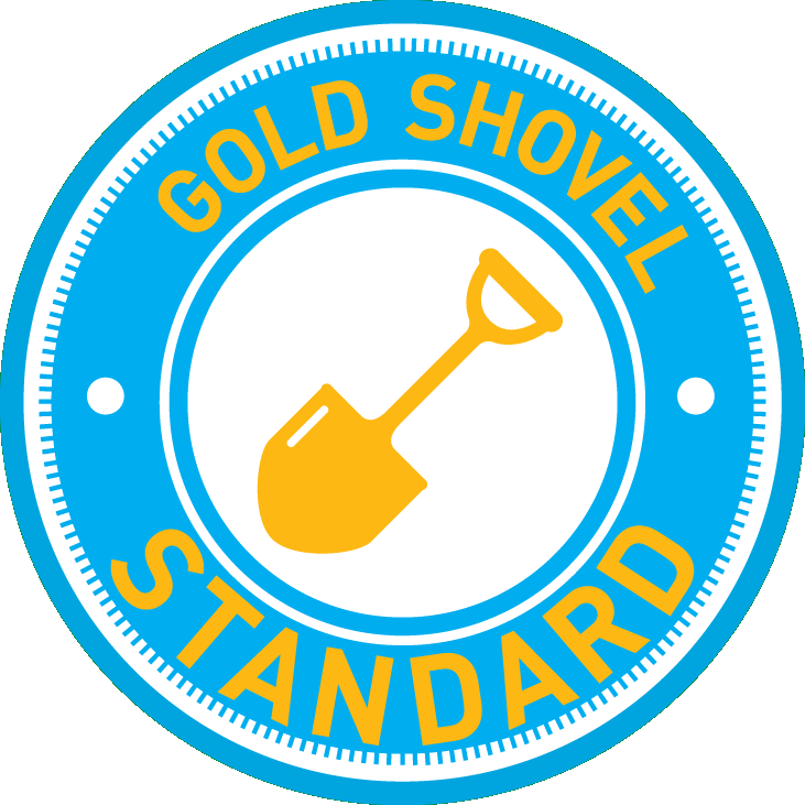Pg&e Golden Shovel Logo - Gold Shovel Standard (731x731)