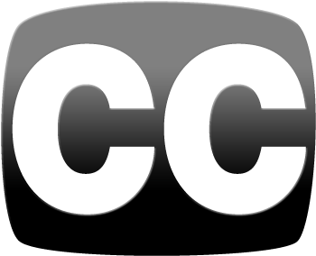 Ingenious Closed Caption Symbol Captioning White Clip - Closed Captioning Logo Png (369x369)
