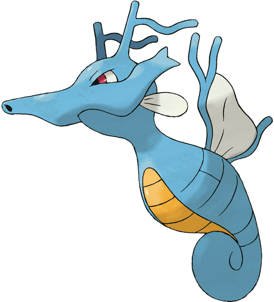 Pokemon Clipart Water Pokemon - Pokemon Kingdra (602x602)