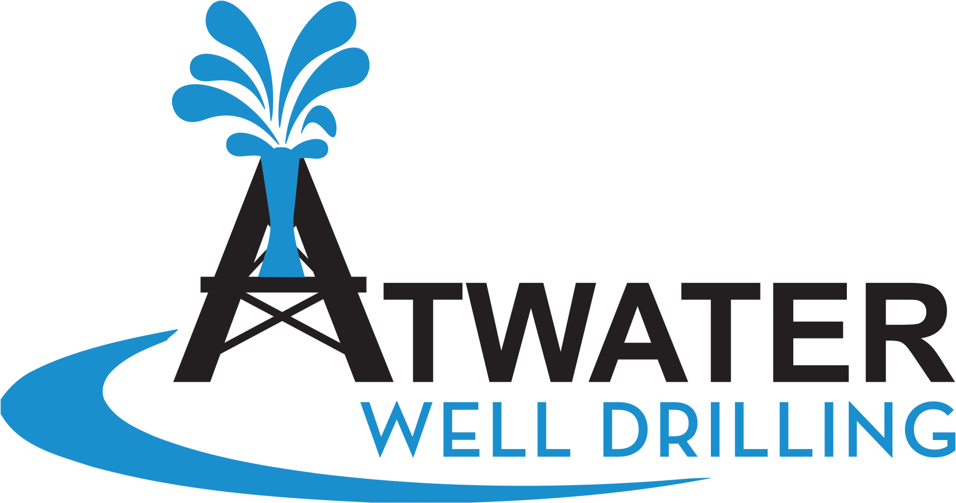 Water Well Drilling Logo (2000x1099)