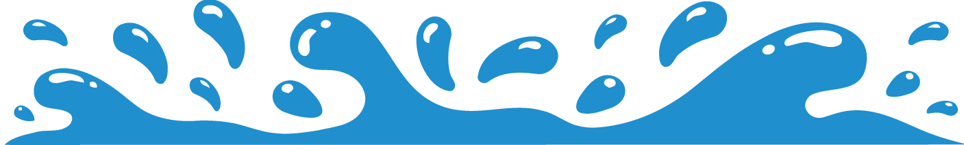 Contact Atwater Well Drilling - Transparent Water Splash Clip Art (1407x213)