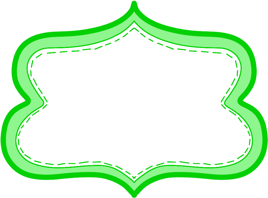 Doodle Frames, Doodle Art, Frame Clipart, Teacher Pay - Borde Verde (1024x768)
