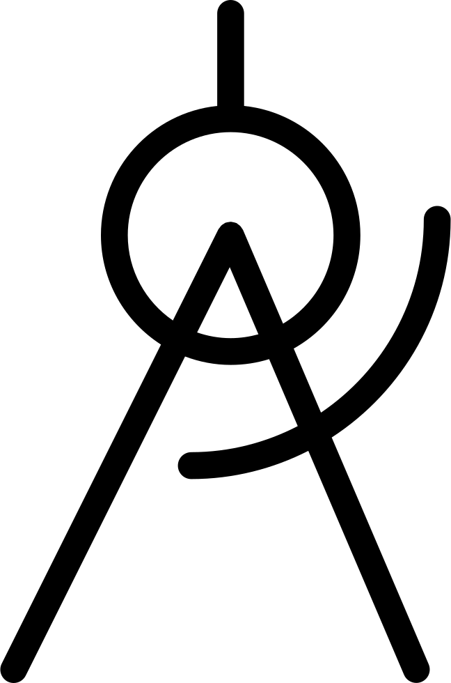 Drawing Compass Comments - Compass Drawing Tool Logo (648x980)