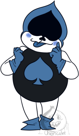 Here Take This Smol Lancer - Cartoon (400x560)