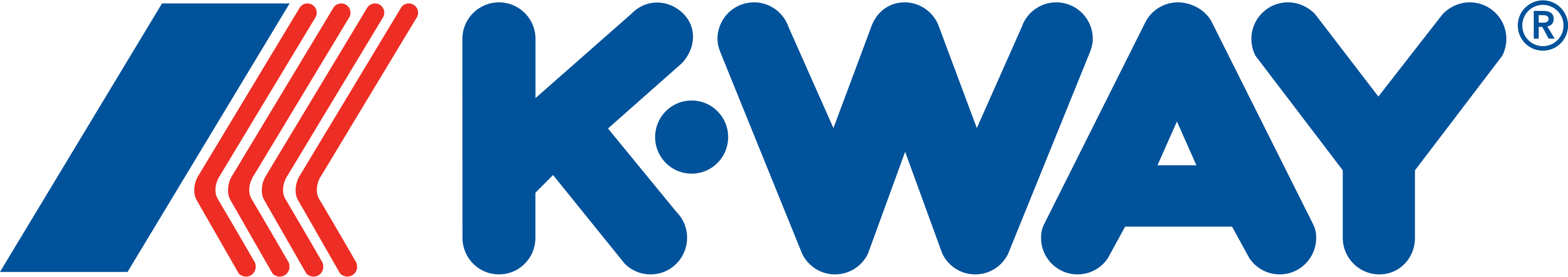 K-way Logo Autumn Winter Menswear - K Way Logo Png (3305x583)