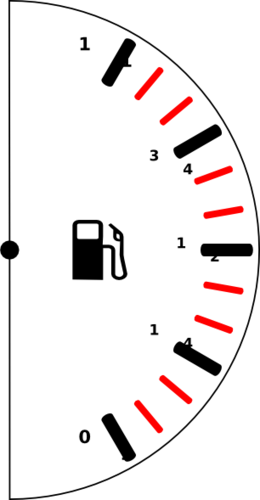About 2155 Free Commercial & Noncommercial Clipart - Fuel Gauge Clipart (260x500)