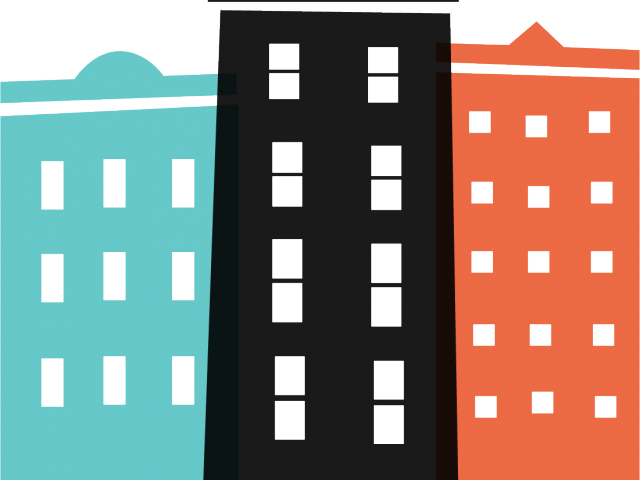 Community Clipart Downtown - Downtown Clipart (640x480)