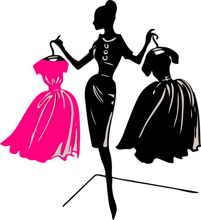 Description - Vendeuse Pret A Porter (657x720)