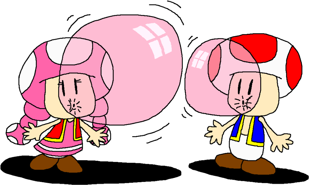 Svg Library Library Toad And Toadette Bubble - Toad (1024x625)