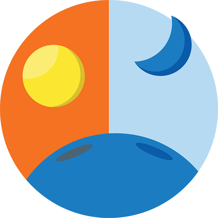 With All Night All Day Allergy Relief, Here's What - Circle (727x727)