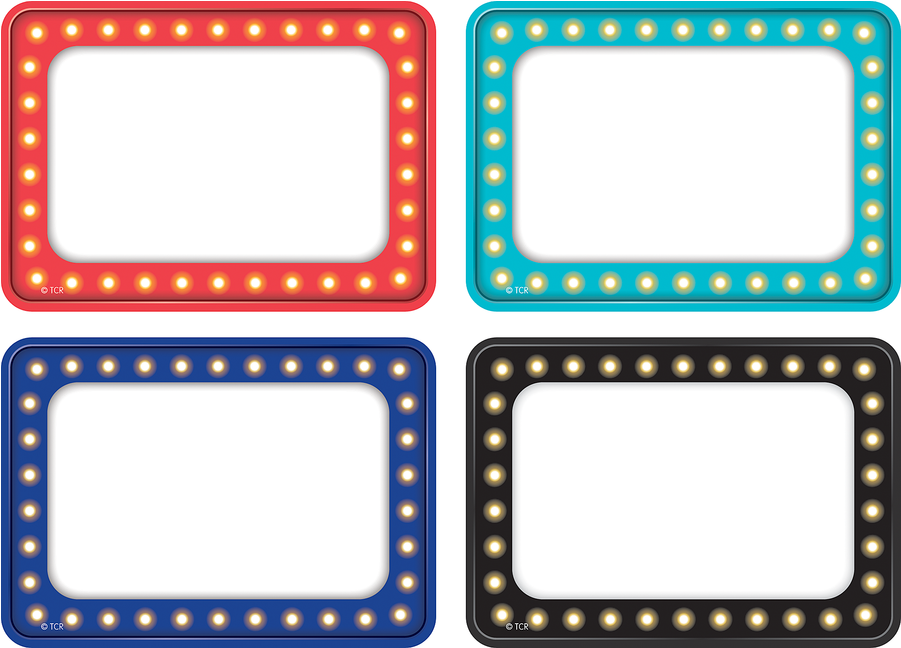 Tcr5433 Marquee Name Tags/labels - Marquee Labels (900x900)