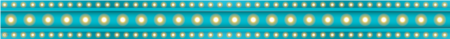 Clingy Thingies Light Blue Marquee Straight Borders - Pattern (900x900)