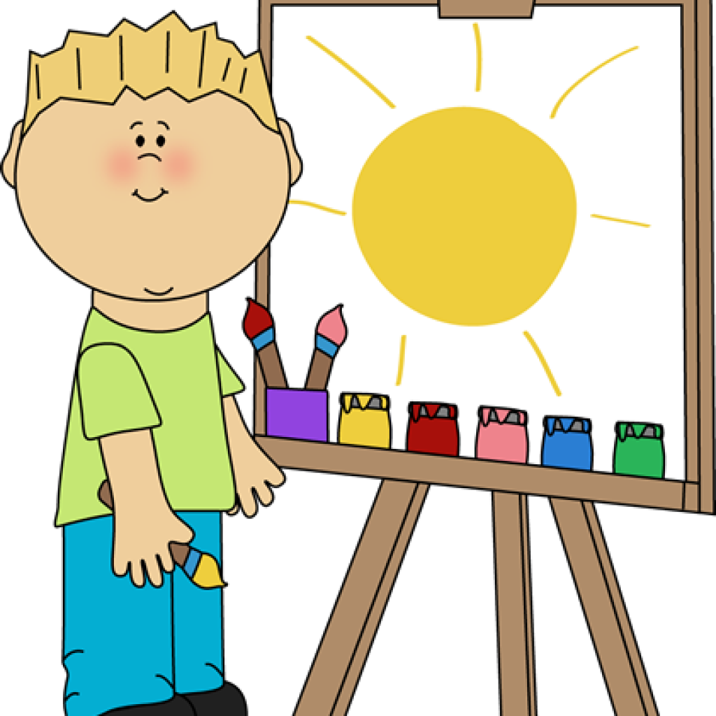 Clip Art Class Art Class Clip Art Art Class Images - Preschool Art Center Clipart (1024x1024)