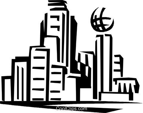 Cityscape Royalty Free Vector Clip Art Illustration - Zhiltsentr Sk (480x379)