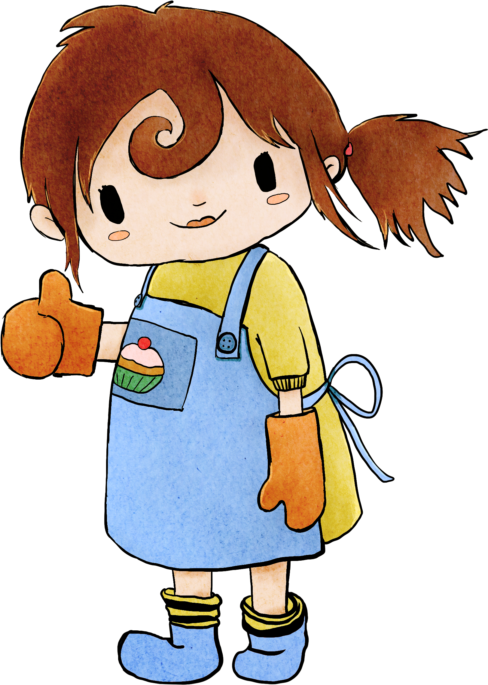 Sweetie Pie - Cartoon (2285x2500)