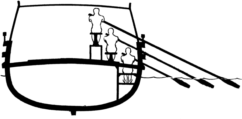 File Trireme Psf Png - Trireme Ancient Greece (800x395)