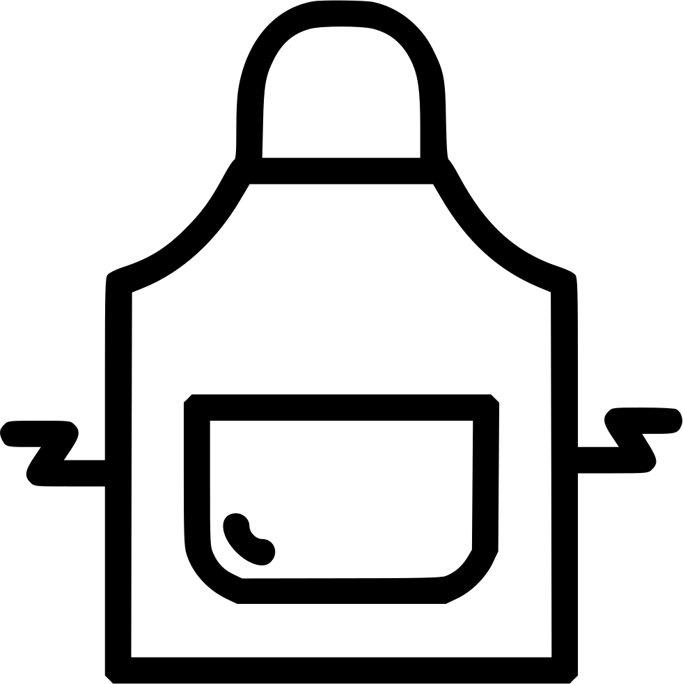 Svg Stock Apron Vector Svg - Safety Apron Clipart (981x982)
