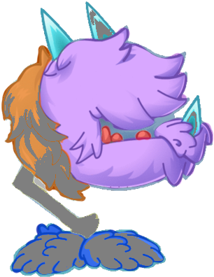 Image Transparent Dead Drawing Snapdragon - Plants Vs Zombies Cold Snapdragon (350x426)