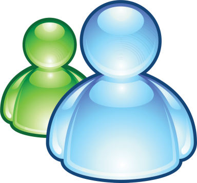 Msn Image - Windows Live Messenger Png (384x357)