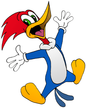 Woody Woodpecker Jumping - Imagenes De Pajaro Loco (400x400)