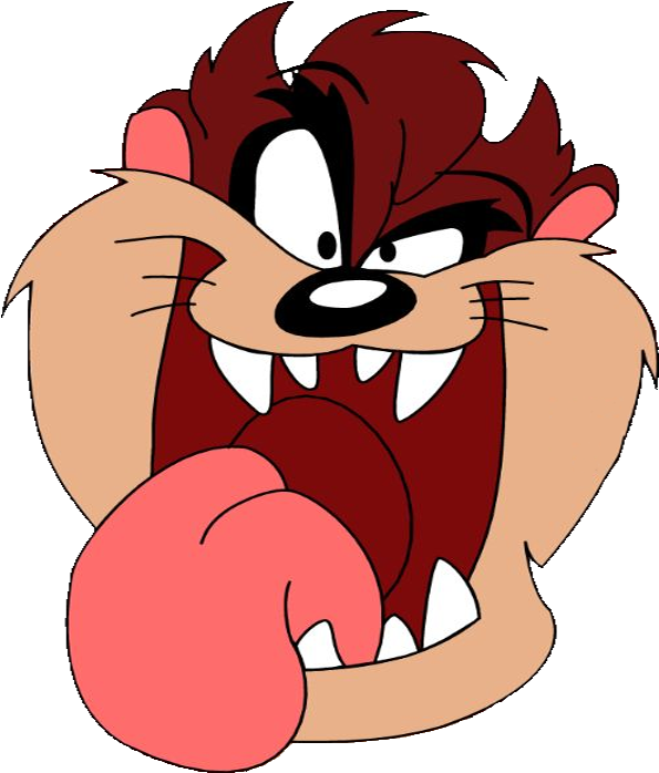 Vector Clipart, Vectors, Looney Tunes, Png, Cartoons, - Tasmanian Devil (800x800)
