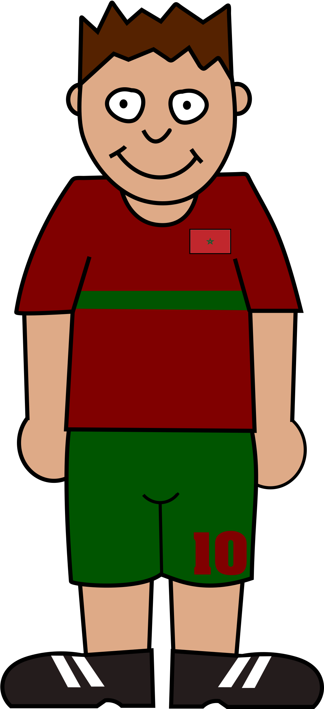 Big Image - World Cup Soccer Player Clipart Png (1090x2400)