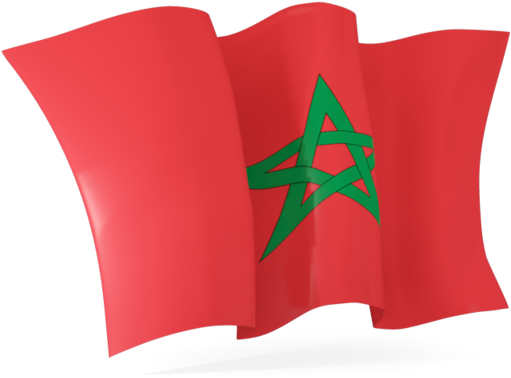 Morocco Flag Png Transparent Images - Portugal Flag Waving Png (640x480)
