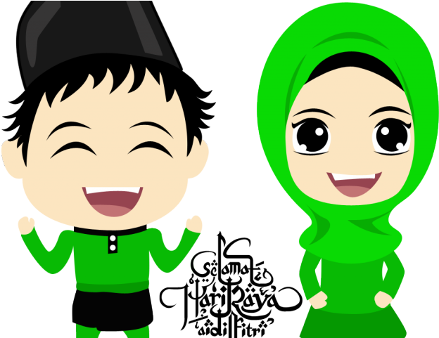 Morocco Clipart Baby Boy - Eid Mubarak Cartoon Png (640x480)