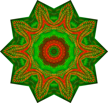 Symmetry Green Textile Leaf - Poster: Poster: Worms Poster, 19x13in. (357x340)
