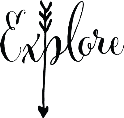 Explore Arrow Wall Decal - Explore Quotes Black And White (468x468)