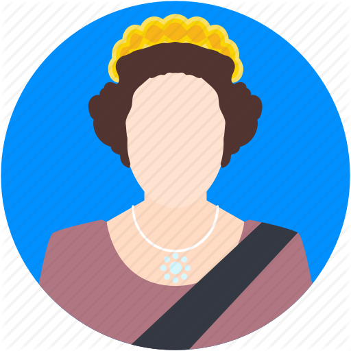 United Kingdom Clipart Icons - British Queen Icon (512x512)