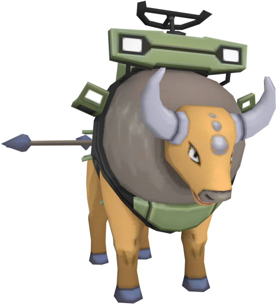Ox Clipart Charge - Cartoon (750x650)
