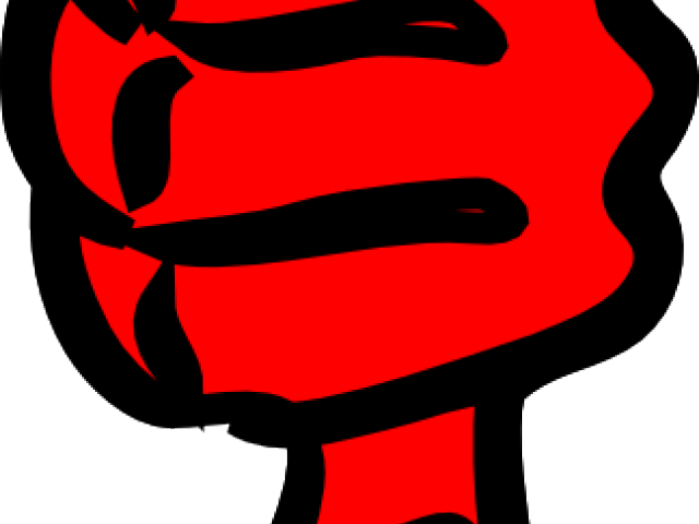 Mood Clipart Thumb Down - Thumbs Down Pic With Sad Face (640x480)